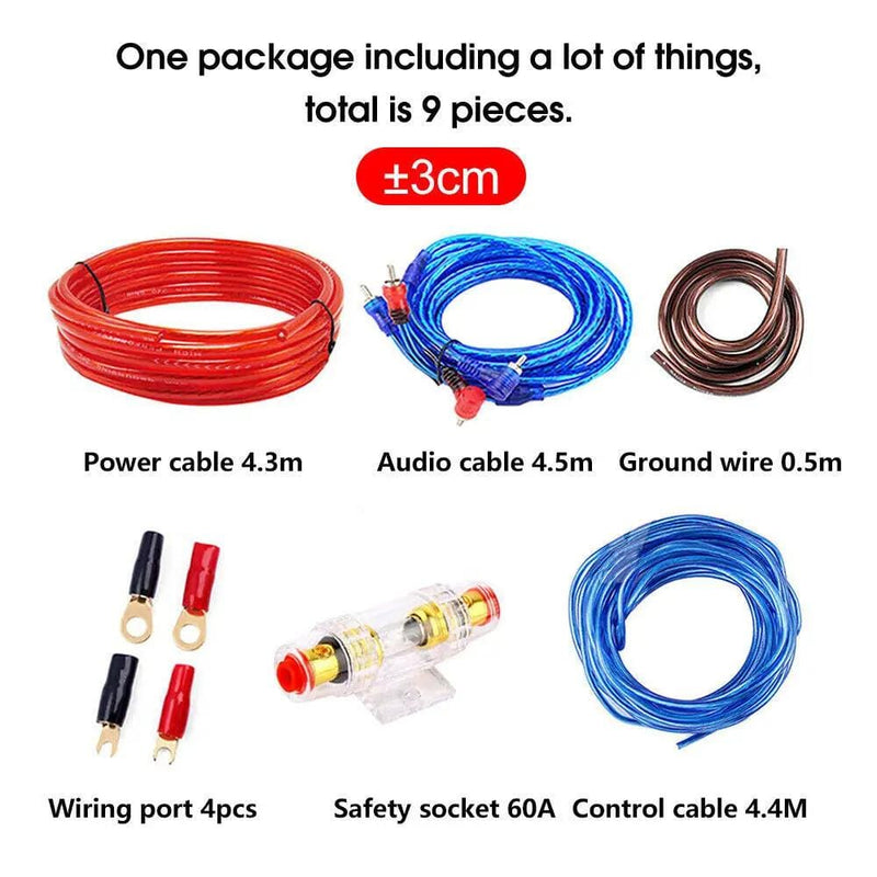 salelink.co.nz Unbranded 1500w Car Amplifier Wiring Kit 1500w Car Amplifier Wiring Kit | Action Outdoors NZ