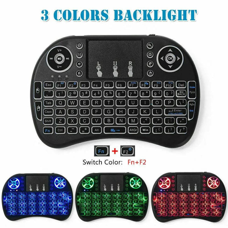 Mini Wireless Keyboard with Touchpad for TV PC android SNU – view 2