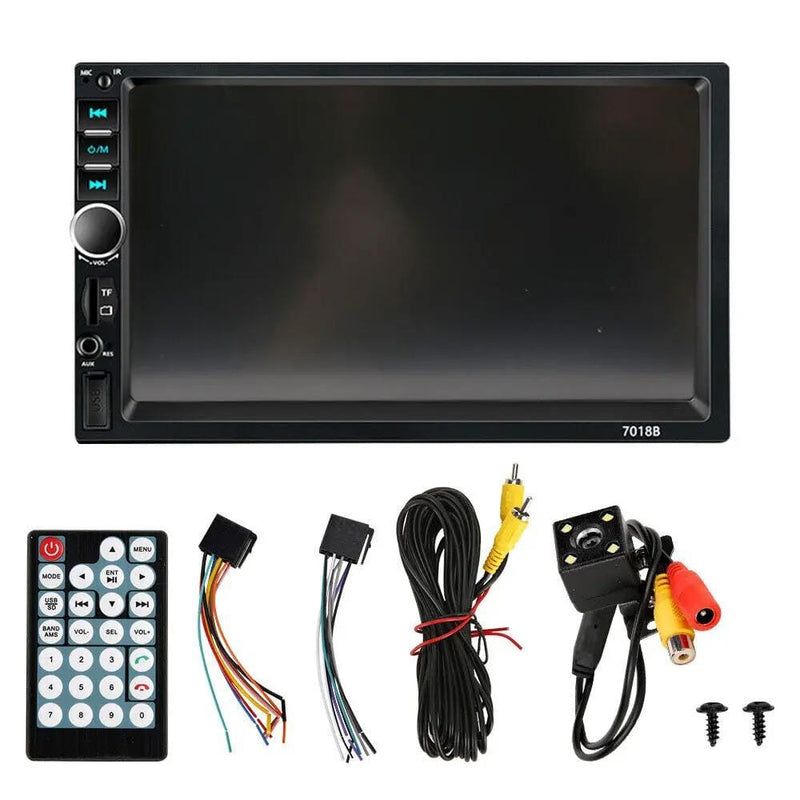7" Double 2 DIN Bluetooth Head Unit Car Stereo Touch Screen Radio FM/TF/USB/AUX – view 5