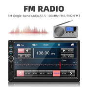 7" Double 2 DIN Bluetooth Head Unit Car Stereo Touch Screen Radio FM/TF/USB/AUX – view 6