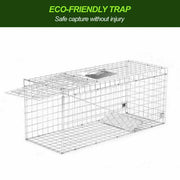 salelink.co.nz Unbranded 66 x 23 x 26cm Animal Trap Possum Trap Folding Humane Live Catch Possum Trap Cage 66x23x26cm