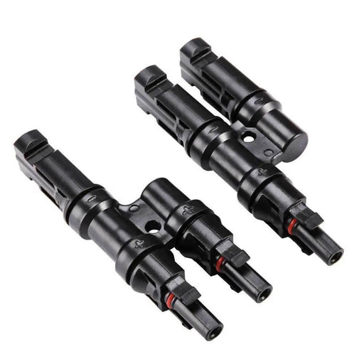 2 To 1 T Branch Cable Connectors Solar Panel PV Connector Male and Female – view 1