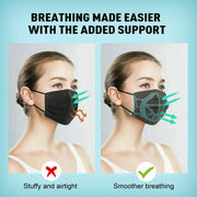 4pcs Mask Breathe Support Bracket Protector Reusable Soft 3D Holder – view 3