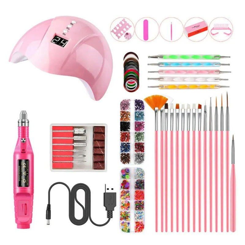 Nail Dryer Lamp Electric Nail Drill Set – view 1