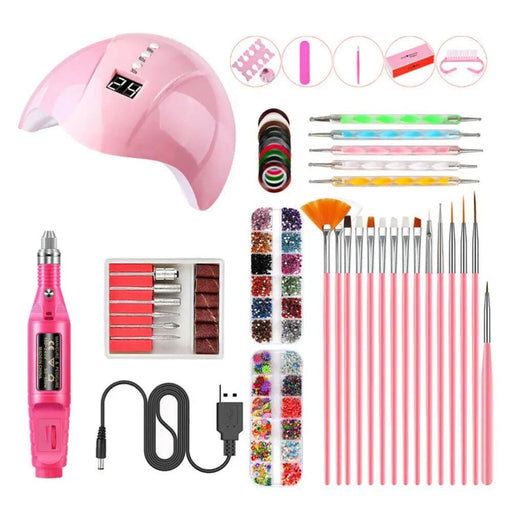 Nail Dryer Lamp Electric Nail Drill Set – view 1