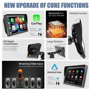 7" Apple Carplay Car Stereo Radio Bluetooth Camera – view 6