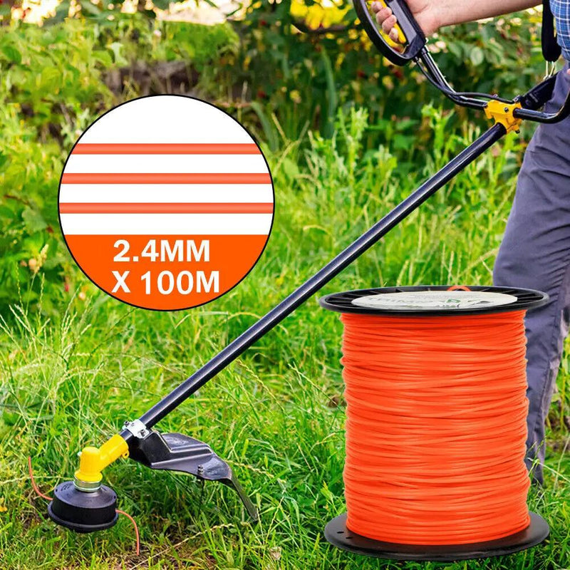 2.4mmx100M Trimmer Line Whipper Snipper String Cord Brushcutter – view 3