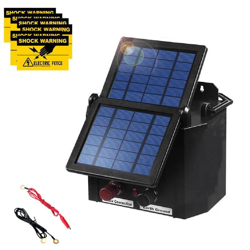 salelink.co.nz Unbranded 8km Solar Electric Fence Energiser 8km Solar Electric Fence Energiser | Action Outdoors NZ