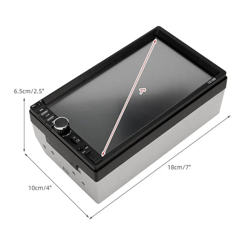 7" Double 2 DIN Bluetooth Head Unit Car Stereo Touch Screen Radio FM/TF/USB/AUX – view 8