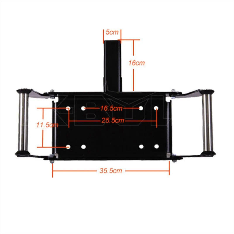 salelink.co.nz X-BULL X-BULL Winch Cradle Mount Mounting Plate Bracket Bull Winch Cradle Mounting Plate Bracket 8000 13000 LB