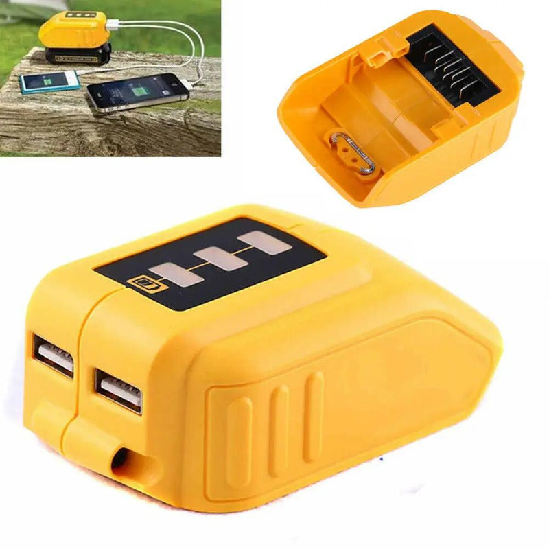 Dewalt DCB090 USB Charger Adapter Two USB Ports LiIon Power Bank – view 2