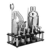 Twenty Piece Stainless Steel Cocktail Shaker Set With Bar Tools 750 Milliliters – view 1