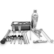 Twenty Piece Stainless Steel Cocktail Shaker Set With Bar Tools 750 Milliliters – view 4