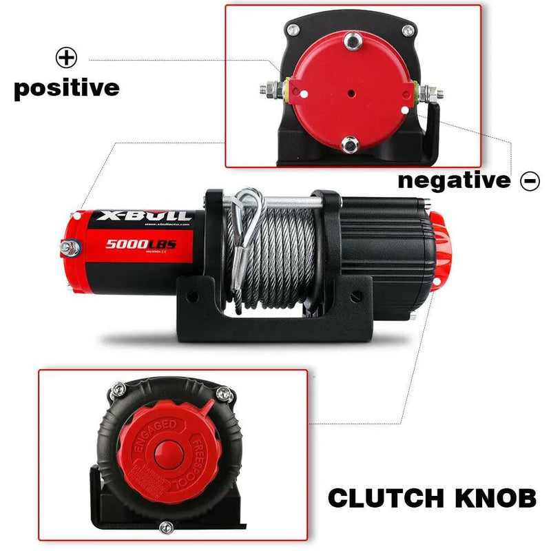 salelink.co.nz X-BULL X-BULL Electric Winch 5000LBs X-BULL Electric Winch 5000LBs | Action Outdoors NZ
