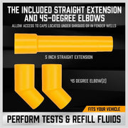 15-Piece Car Radiator Coolant Refill Funnel Kit Spill Proof Cooling System Tool – view 6