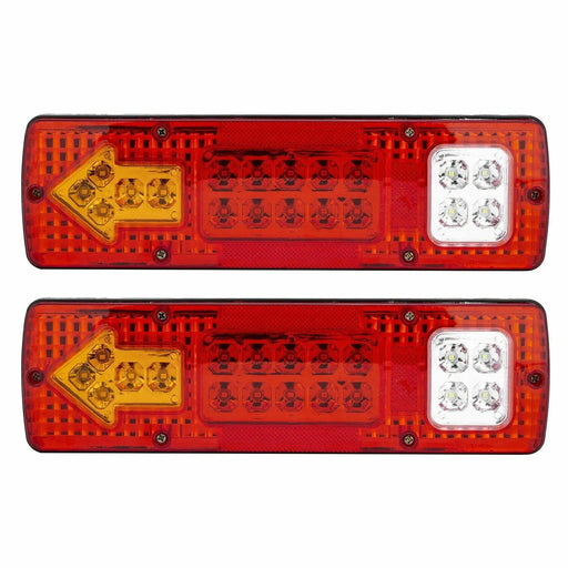 12V Rear Stop Brake Turn Tail Lights Indicator Truck Trailer Caravan – view 1