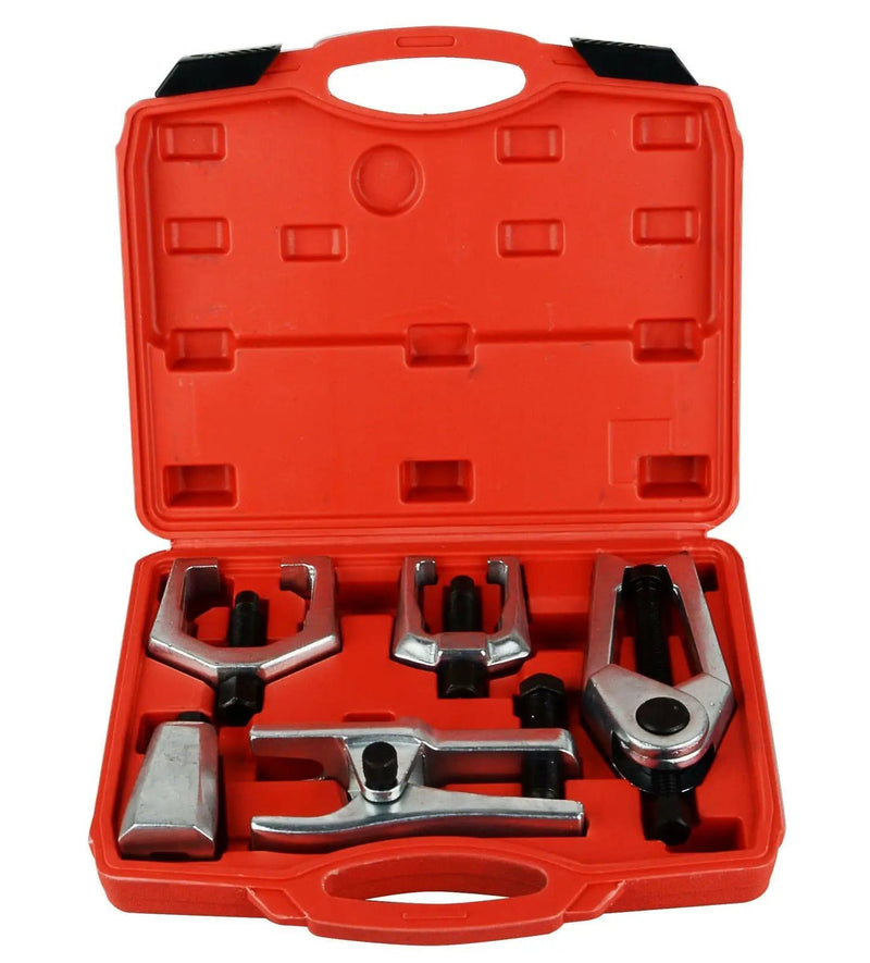 5pcs Front End Service Tool Kit Ball Joint Tie Rod Set Pitman Arm Puller Remover – view 1