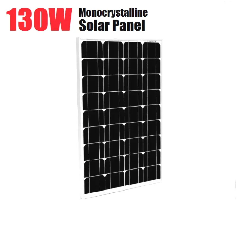 salelink.co.nz Unbranded 130W SOLAR PANEL 130W 12V Mono Solar Panel For Home And Caravan