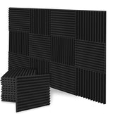 12PCS Studio Acoustic Foam Sound Absorption Proofing Panel Wedge Soundproofing – view 1