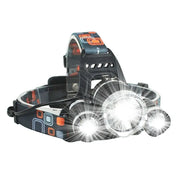 salelink.co.nz Unbranded Headlamp LED Headlight Head Torch Flashlight Rechargeable 1000LM LED Headlamp With 3 XML T6 Beams