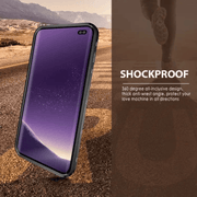 techplus Waterproof Shockproof Case for Samsung Galaxy S10 Plus Samsung Galaxy S10 Plus Full Coverage Waterproof Case
