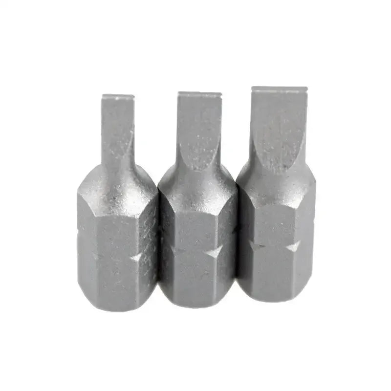 S2 Steel Slotted Screwdriver Bits Set – 1/4" Shank (6 different types available) – view 7
