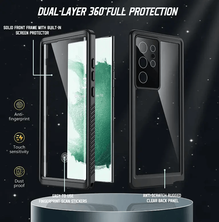techplus Redpepper Waterproof Case for Samsung S24 Ultra | Full Protection Redpepper Waterproof Case For Samsung S24 Ultra