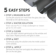 salelink.co.nz Unbranded 75cmX7m Window Tint Film 5% VLT Window Tint Film 5 Percent VLT For Cars And Homes