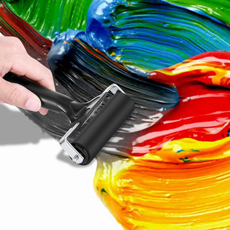 15cm Rubber Brayer Painting Roller for Screen Print Making – view 5