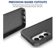 Samsung Galaxy A05 Dual Layer Armor Hard Case – Black – view 2
