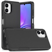 Samsung Galaxy A06 4G Dual Layer Armor Hard Case – Black – view 1