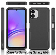 Samsung Galaxy A06 4G Dual Layer Armor Hard Case – Black – view 6