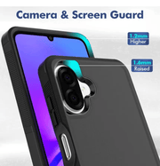 Samsung Galaxy A07 Dual Layer Armor Hard Case – Black – view 2