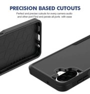 Samsung Galaxy A07 Dual Layer Armor Hard Case – Black – view 4