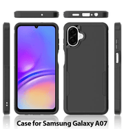 Samsung Galaxy A07 Dual Layer Armor Hard Case – Black – view 6