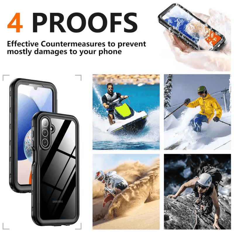 Samsung Galaxy A14 4G/5G Waterproof Case Redpepper Full Protection – view 5