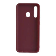 9eight5 Phone cases Silicone Case for Samsung Galaxy A20/A30 (Maroon) Silicone Case for Samsung Galaxy A20/A30 (Maroon)