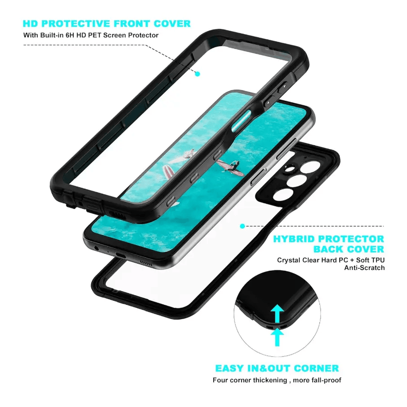 Samsung Galaxy A24 4G Waterproof Case Redpepper Full Protection – view 2