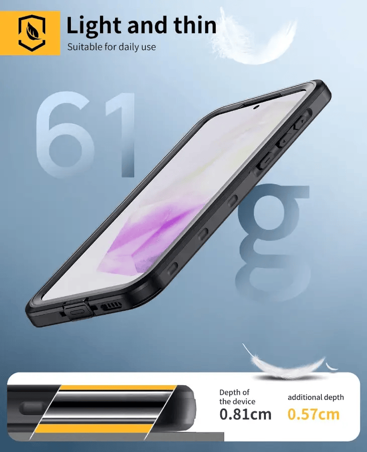 Samsung Galaxy A35 5G Waterproof Case Redpepper Full Protection – view 5