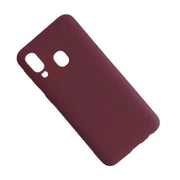 9eight5 Phone cases Silicone Case for Samsung Galaxy A40 (Maroon) Silicone Case for Samsung Galaxy A40 (Maroon)