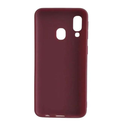 9eight5 Phone cases Silicone Case for Samsung Galaxy A40 (Maroon) Silicone Case for Samsung Galaxy A40 (Maroon)