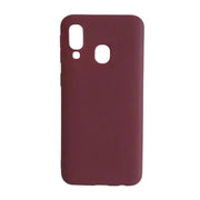 9eight5 Phone cases Silicone Case for Samsung Galaxy A40 (Maroon) Silicone Case for Samsung Galaxy A40 (Maroon)