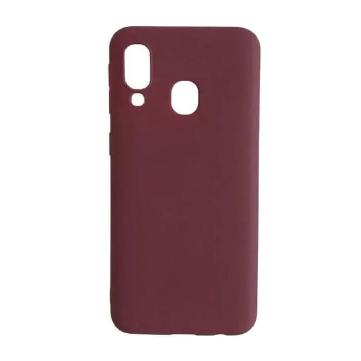 9eight5 Phone cases Silicone Case for Samsung Galaxy A40 (Maroon) Silicone Case for Samsung Galaxy A40 (Maroon)