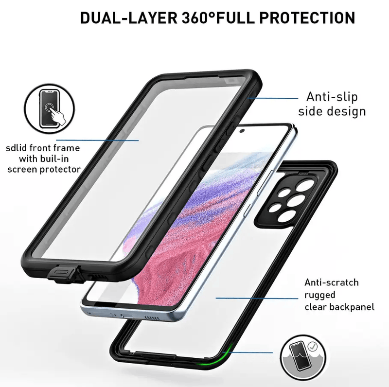 Samsung Galaxy A53 5G Waterproof Case Redpepper Full Protection – view 3