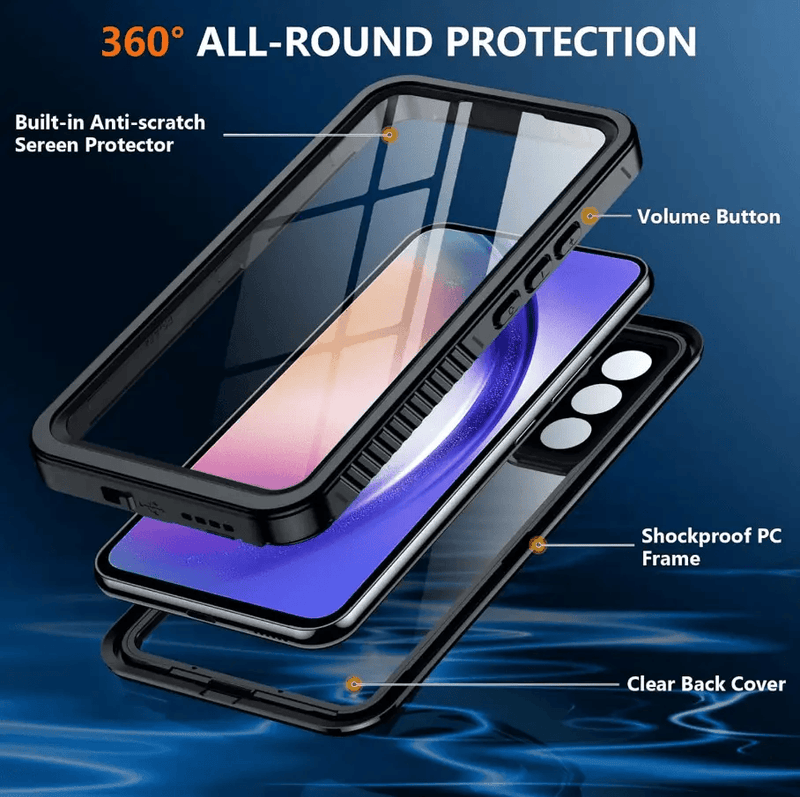 samsung galaxy A54 5G waterproof redpepper Full Protection – view 3