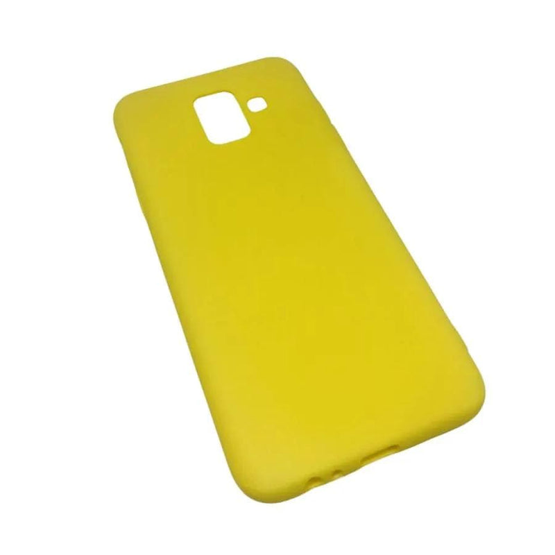9eight5 Phone cases Silicone Case for Samsung Galaxy A6 (2018) (Yellow) Silicone Case for Samsung Galaxy A6 (2018) (Yellow)