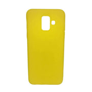 9eight5 Phone cases Silicone Case for Samsung Galaxy A6 (2018) (Yellow) Silicone Case for Samsung Galaxy A6 (2018) (Yellow)