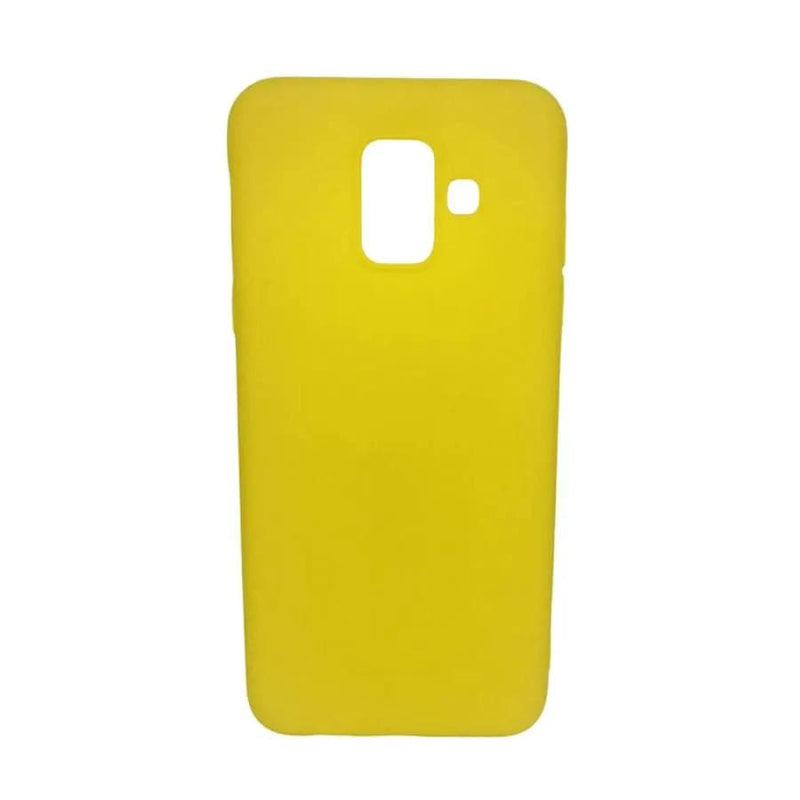 9eight5 Phone cases Silicone Case for Samsung Galaxy A6 (2018) (Yellow) Silicone Case for Samsung Galaxy A6 (2018) (Yellow)