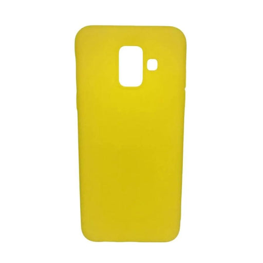 9eight5 Phone cases Silicone Case for Samsung Galaxy A6 (2018) (Yellow) Silicone Case for Samsung Galaxy A6 (2018) (Yellow)
