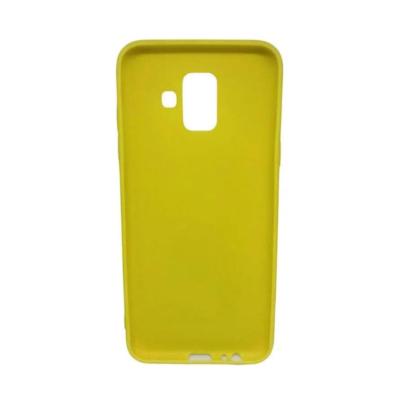 9eight5 Phone cases Silicone Case for Samsung Galaxy A6 (2018) (Yellow) Silicone Case for Samsung Galaxy A6 (2018) (Yellow)